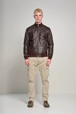 BOMBOOGIE Bomber in pelle Cole