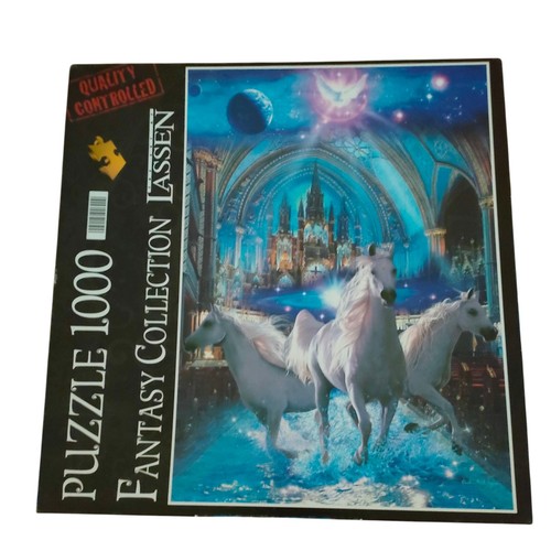 Puzzle arte fantasia cavalli - fantasia, |