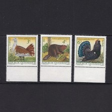 Austria/Austria 1982: Protezione della natura - Animali in pericolo **/MNH; Michel n. 1717-19