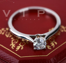 ANELLO SOLITARIO CARTIER 1895