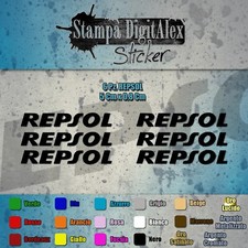 6 REPSOL adesivi vinile (prespaziato)