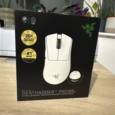 Razer DeathAdder V4 Pro Mouse da Gioco Wireless Esports Edizione Bianca