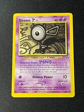 Pokemon Neo Discovery Unown F Uncommon 48/75 - Near Mint Condition Card English