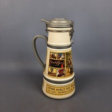 Boccale da birra tedesca ceramica Altenmunster collezione vintage fine XX Sec.