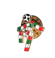 ITALIA 90 MONDIALI DI CALCIO - CIAO mascotte - spilla brooche badge pin soccer