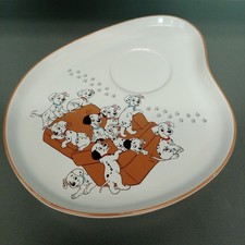 Piatto Con Porta Tazza La Carica Dei 101 ? Walt Disney Moonflower Studio 