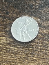 1993 Italy 50 Fifty Lire