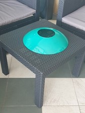 Boccia in vetro a disco piatto