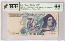 Banconota Italia 500.000 Lire