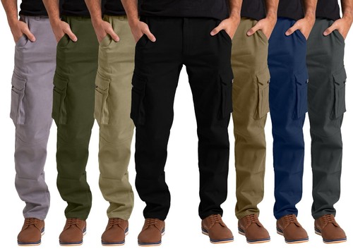 Pantaloni cargo flex uomo