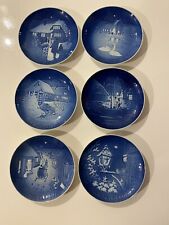 Bing & Grondahl - Denmark  6 Piatti Natale  1973 - 1983