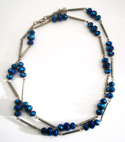 B857 collana perle - di,