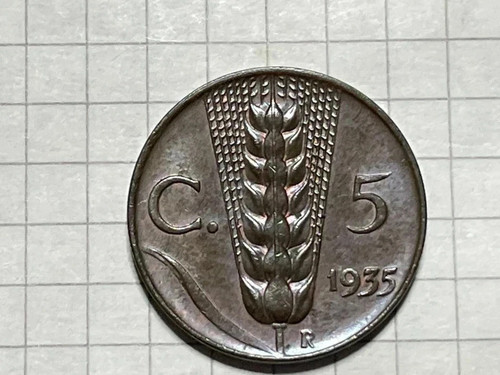 Centesimi spiga 1935 rame - centesimi,