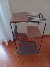 Mobiletto in legno e metallo