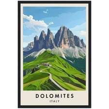 Poster arte viaggio paesaggio