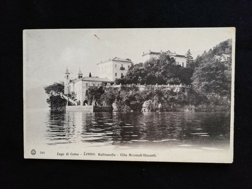 Cartolina lago como - cartolina, lenno