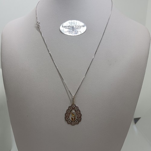 Collana donna con madonna oro - donna,