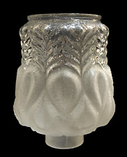 Boccia Lampadario ricambio di vetro bianco per Lampada Lume Vintage Foro 5,4 cm