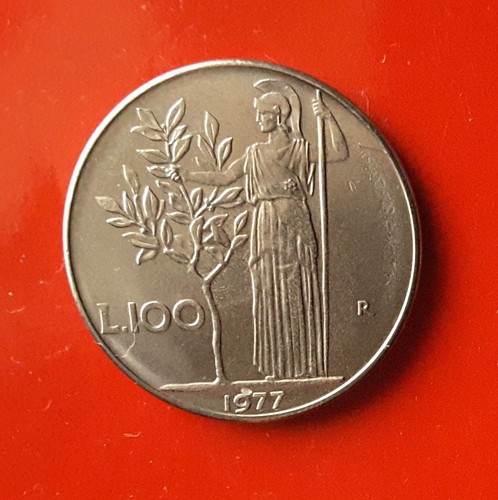 100 lire 1977 errore - 1977,