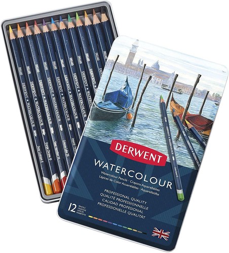Derwent acquerello latta - 12,