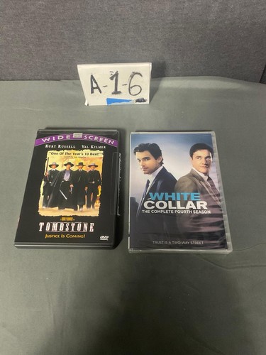Dvd lot tombstone white - dvd,