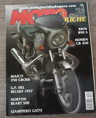 Moto storiche epoca 9 2001 - moto,