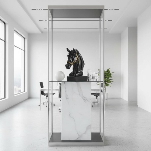 Scultura testa cavallo - scultura,