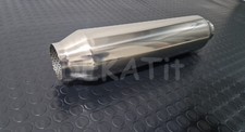 MINI SILENZIATORE AUTO UNIVERSALE ACCIAIO INOX DIAMETRO Ø 61 MM LUNGHEZZA 450 MM