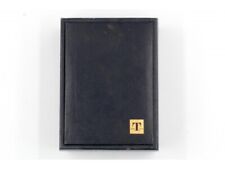 TISSOT Scatola Vintage Pelle Blu Swiss Made Interno Velluto Blu Scuro N.510