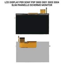 LCD DISPLAY PER SONY PSP 3000 3001 3003 3004 SLIM PANNELLO SCHERMO MONITOR