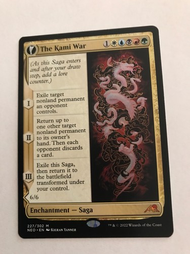 The kami war mtg - -, mtg: