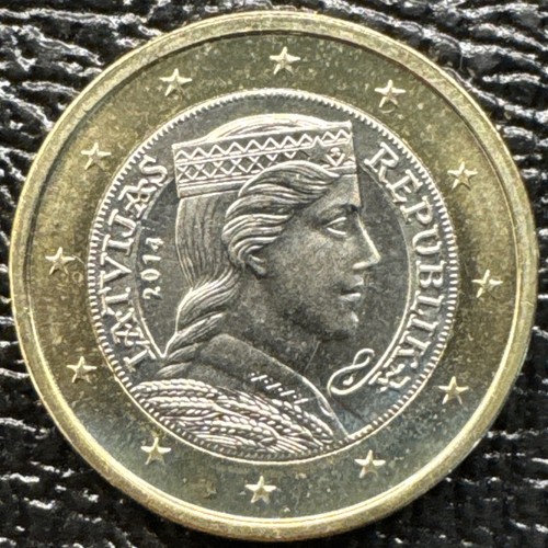 Latvia 2014 bimetallic euro - latvia,