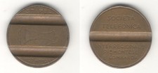 GETTONE TELEFONICO STIPEL S.T.I.P.E.L. 1927 IN RAME - ITALY TELEPHONE TOKEN