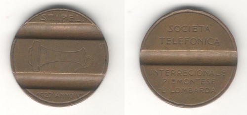 Gettone telefonico stipel - gettone,