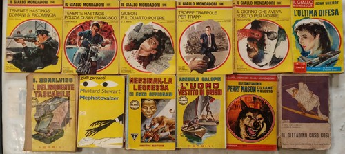 Lotto libri gialli - lotto, 12
