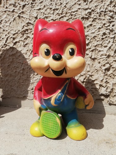 Pupazzo vintage gomma - di, foxy