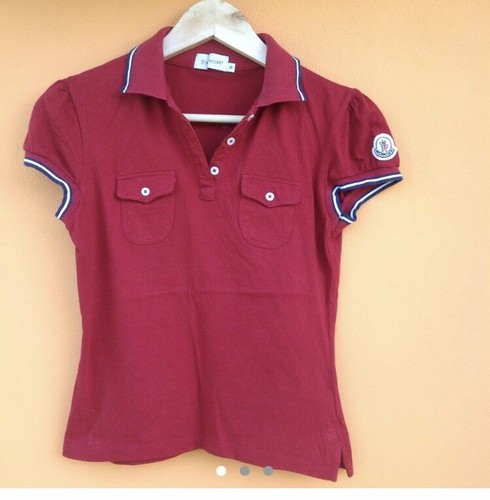 Polo moncler rossa - moncler,