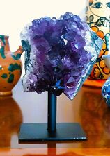 MINERALE AMETISTA URUGUAY Cod. 30-PESO Gr. 537-Cm. 8,50x8,50x12,30-Legg.Descriz.