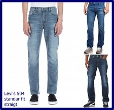 Jeans levi's 504 straight da uomo levi's regular gamba larga dritti w29 w30 w31
