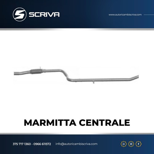Tubo marmitta scarico centrale