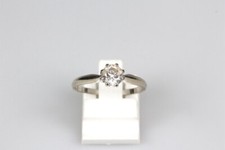 Anello 14 Carati Oro Cristallo