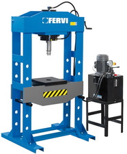 Pressa idraulica oleodinamica elettrica elettromeccanica 100 T Tonn per officina