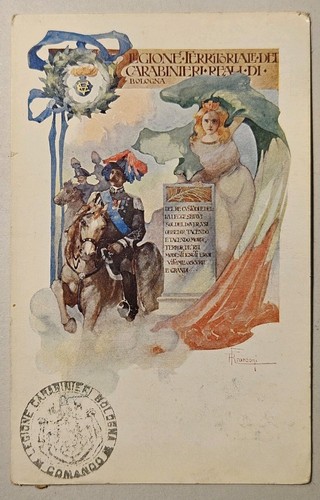 Cartolina militare legione - militare,
