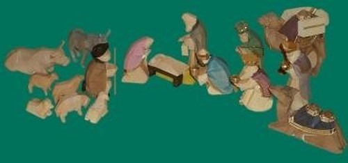 Set presepe teilig - presepe, 17-teilig
