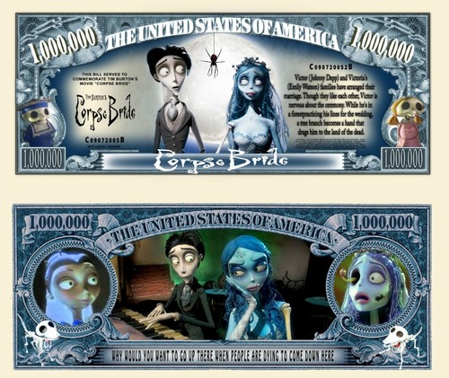 Corpse bride banconota - banconota, 1