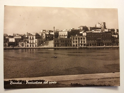 Brindisi veduta del porto - del, porto.