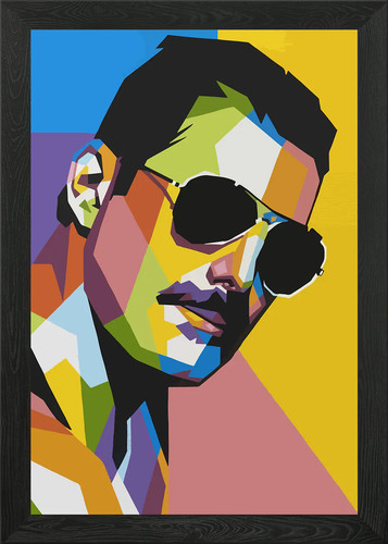 Quadro freddie mercury pop - mercury,