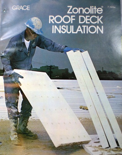 Zonolite roof deck insulation - roof,