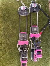 Attacchi da sci alpinismo usati Silvretta 404 con lacciolo e viti. Din 4-9 