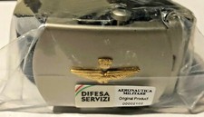 CINTURA AERONAUTICA MILITARE BLU con FIBBIA SATINATA cm 120 dot. regolamentare